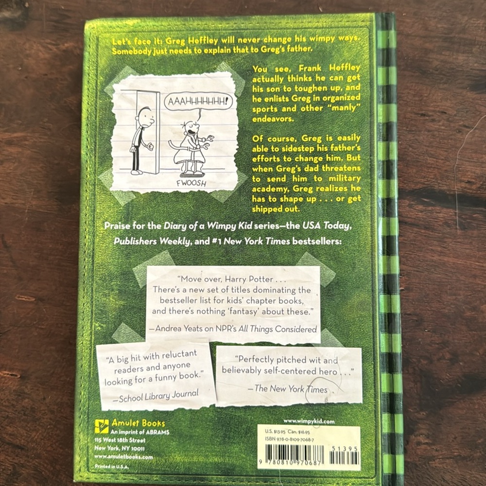 EUC set of two hard cover books-Diary of a Wimpy Kid. - Picture 3 of 8